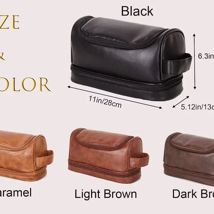 Leather Dopp Bag