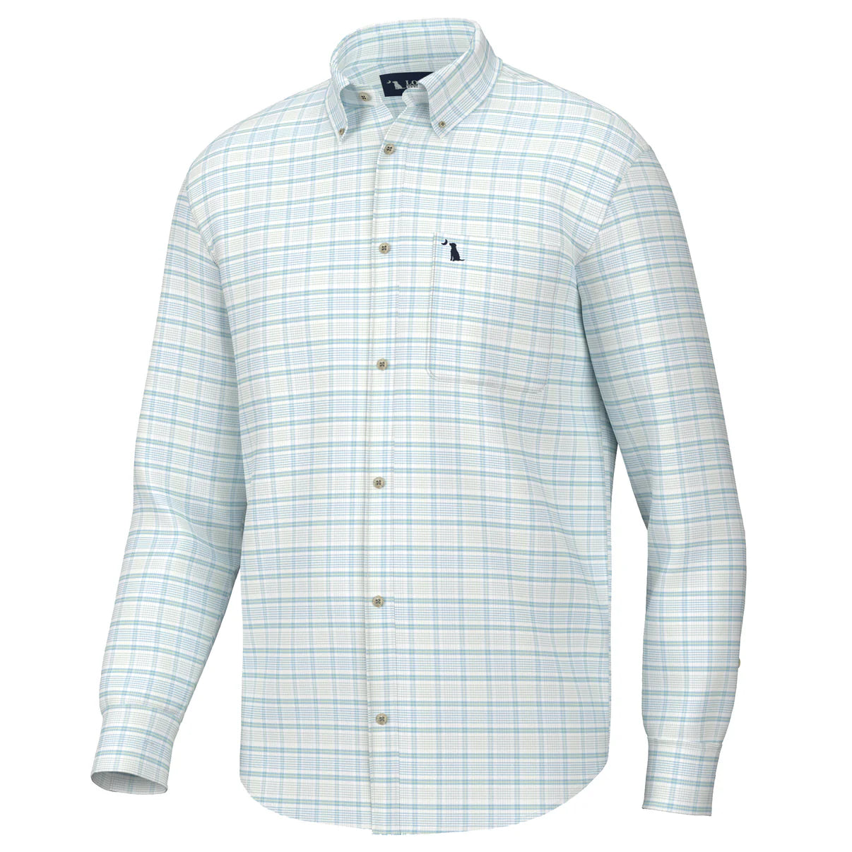 Stamp Button Down