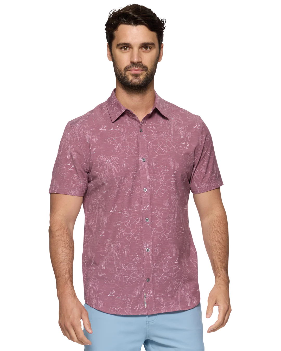 Performance Button Down - Tropical