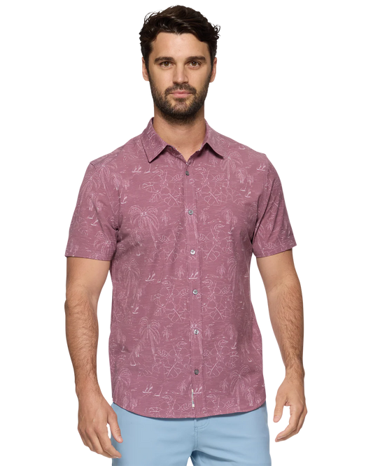 Performance Button Down - Tropical