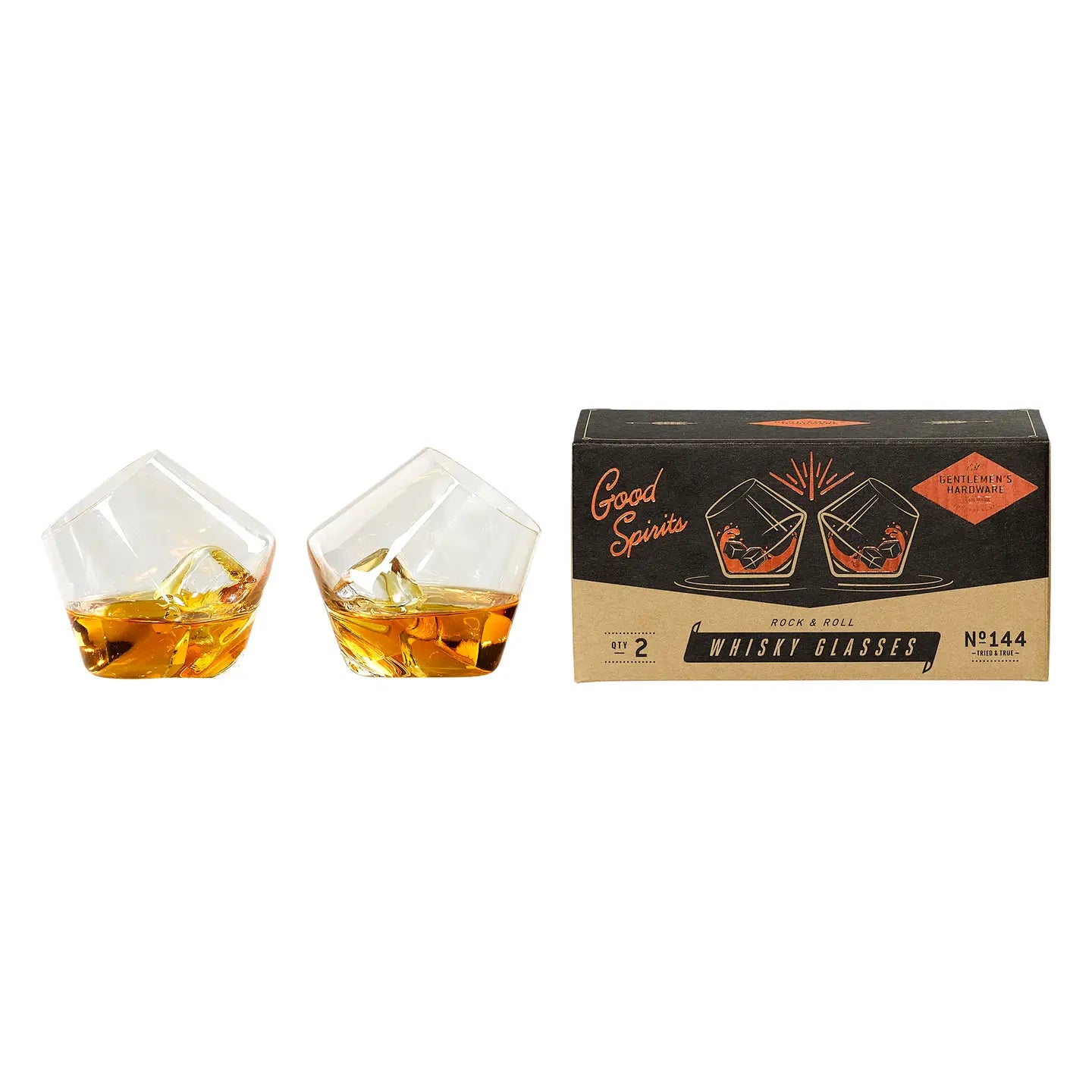 Rocking Whiskey Glasses