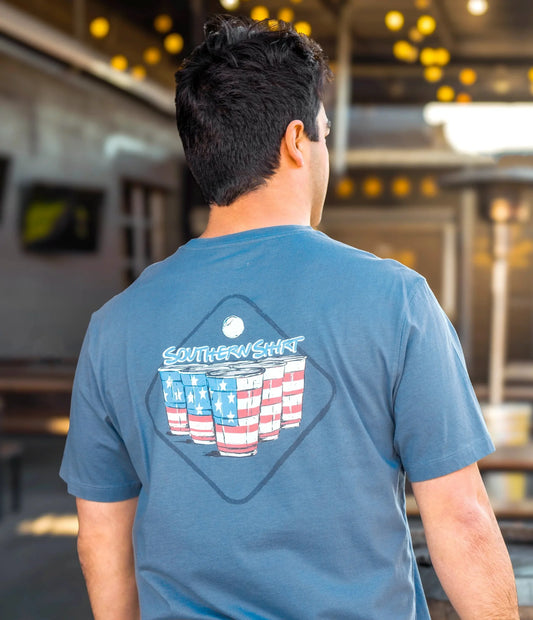 Red White and Brewed Tee